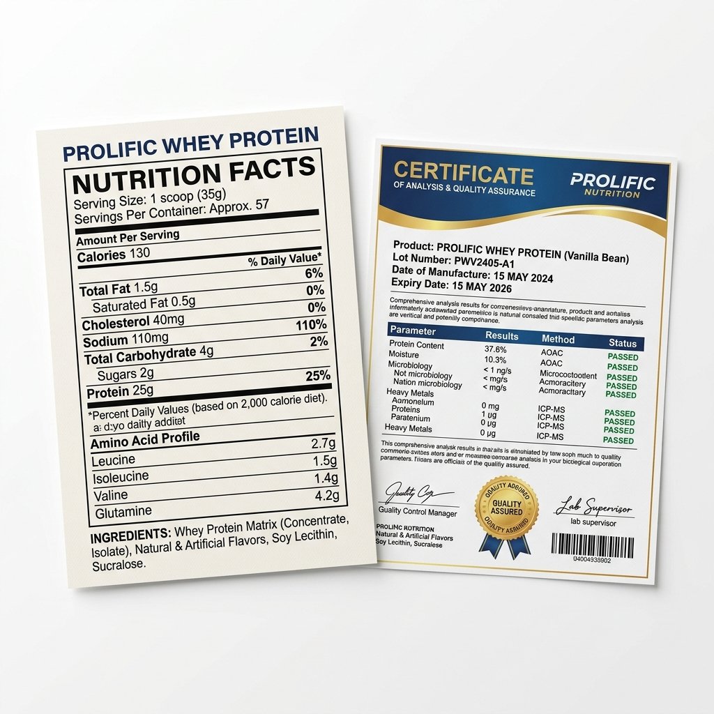 Prolific Whey Protein Facts